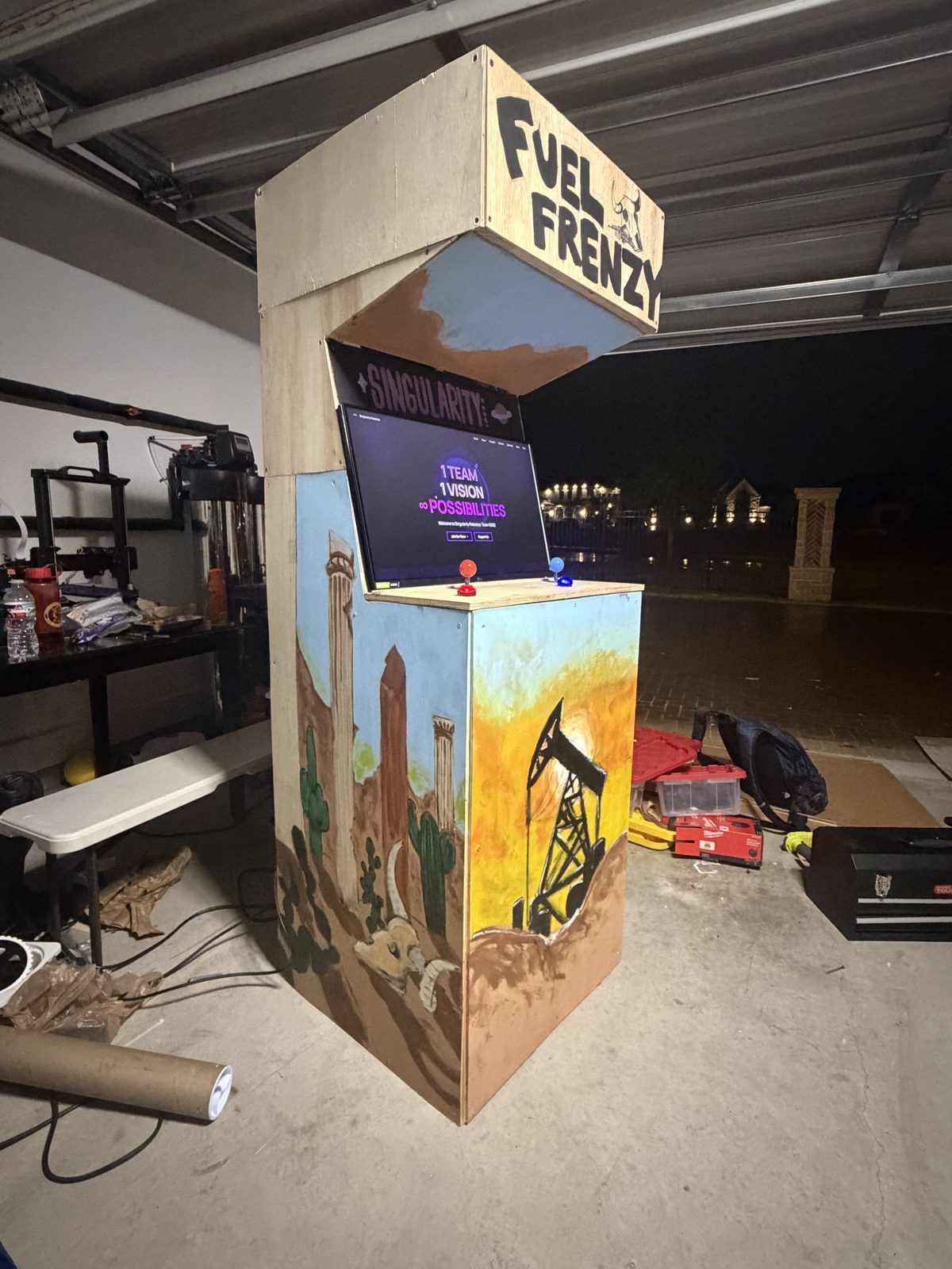 fuel frenzy arcade cabinet